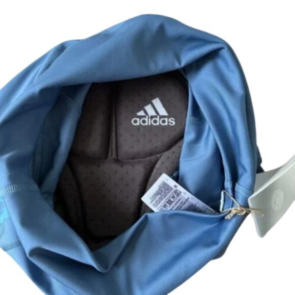 Adidas Women's The Short Padded Cycling Shorts Ciclismo Altered Blue Bike - Picture 7 of 8